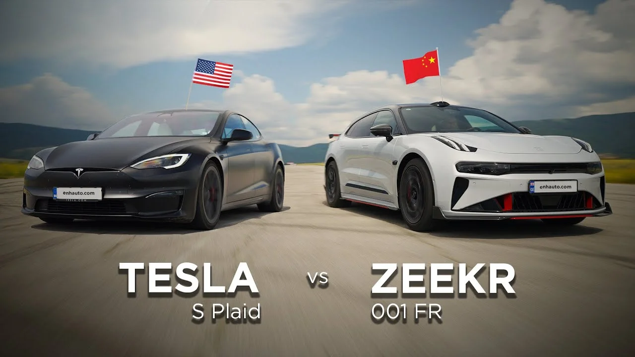 Tesla Model S Plaid vs. Zeekr 001 FR