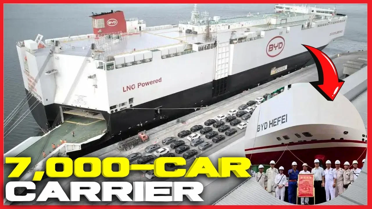 BYD Unveils Game-Changing Car Carrier That Could Revolutionize Global EV Shipping